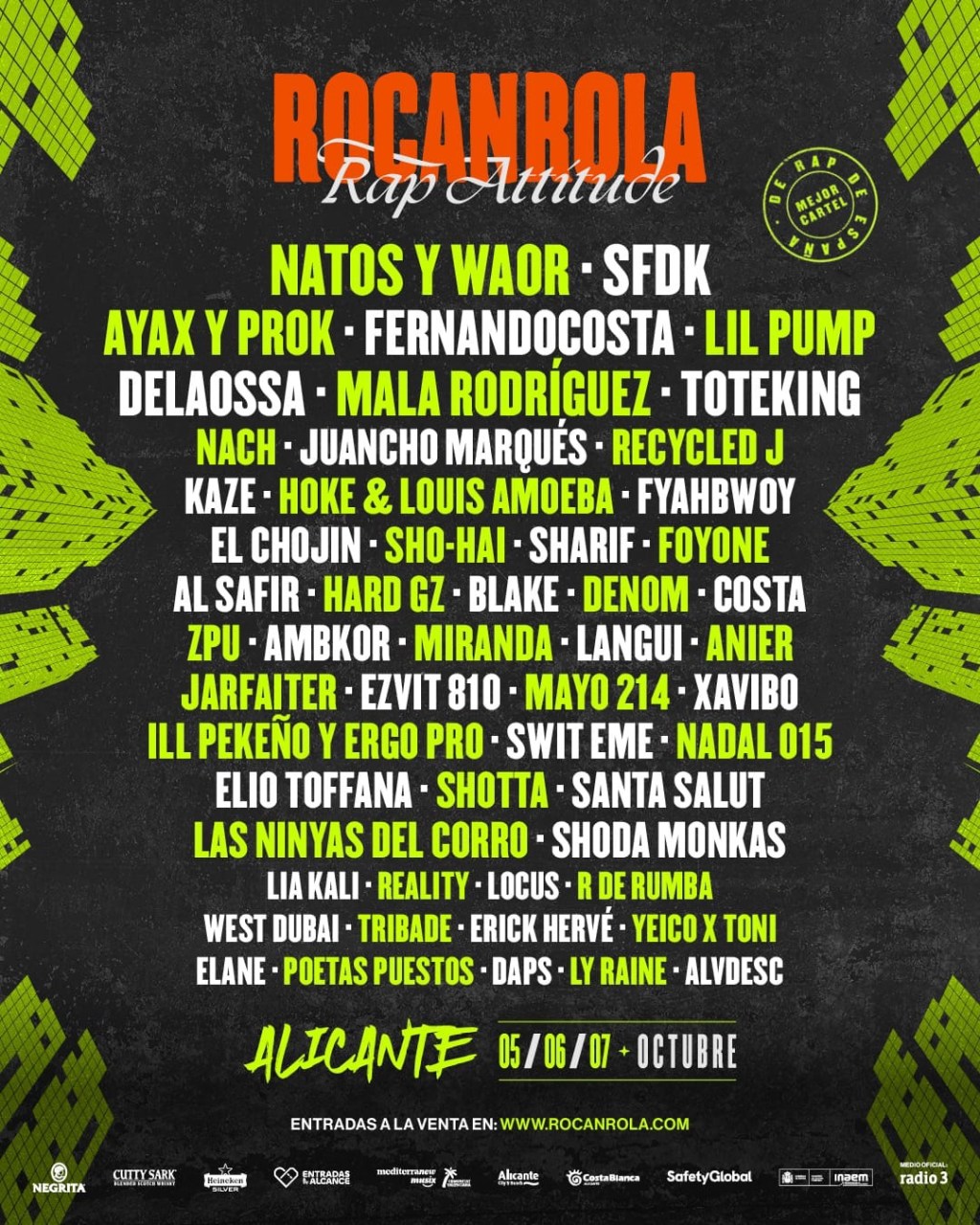 Alicante será el epicentro de la cultura hip hop con la propuesta multidisciplinar del Festival&nbsp;Rocanrola