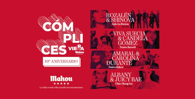 Cómplices de Vibra Mahou reúne a Amaral y Carolina&nbsp;Durante