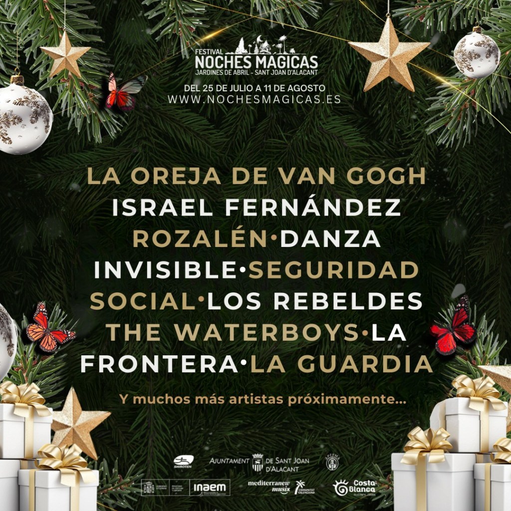 Rozalén, The Waterboys y La Oreja de Van Gogh, entre las primeras confirmaciones del Festival Noches Mágicas de&nbsp;2024