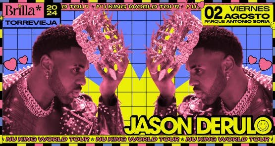 El Brilla Torrevieja anuncia a Jason Derulo como cabeza de&nbsp;cartel