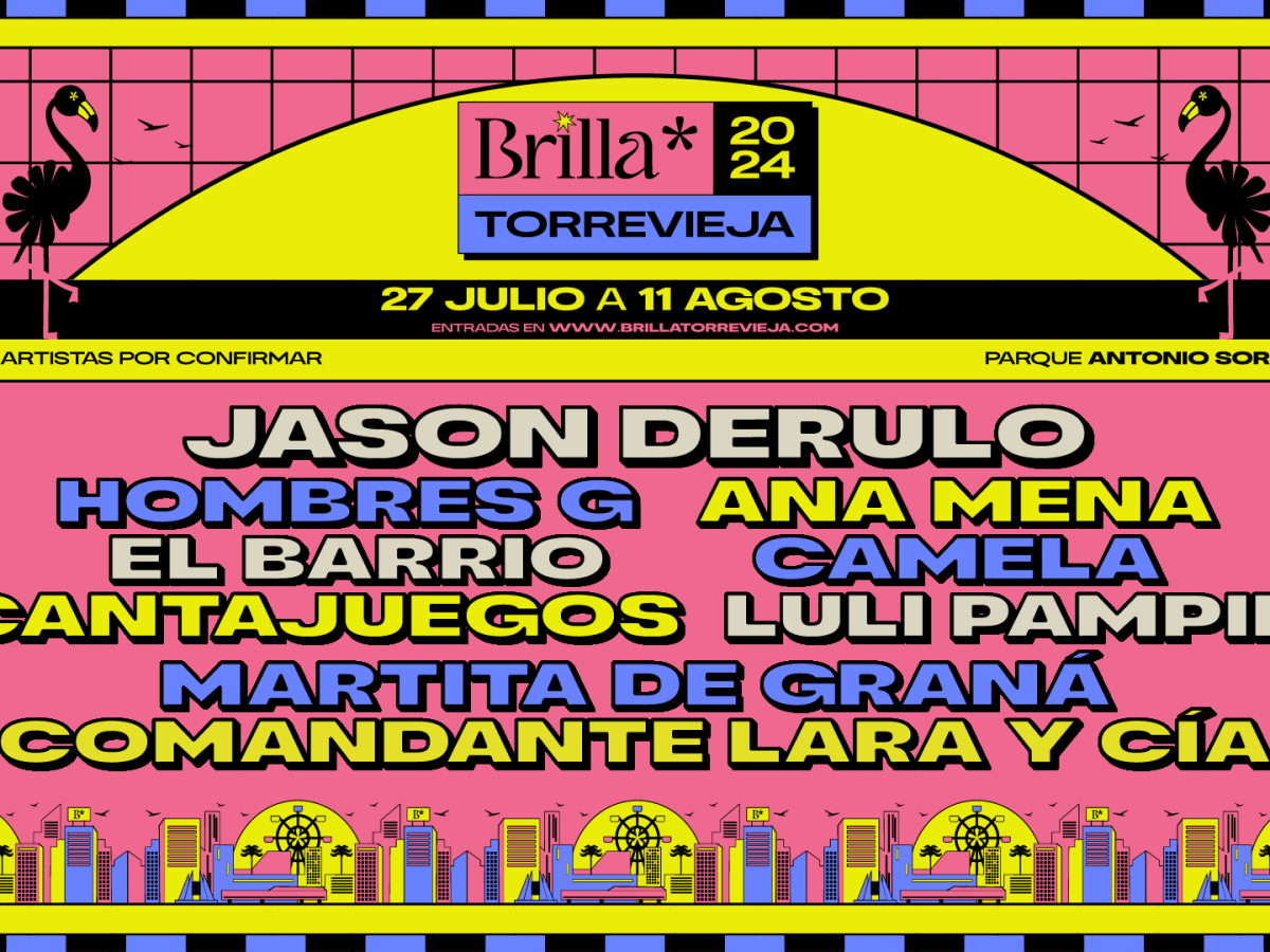 Brilla Torrevieja echa a andar este fin de semana con Hombres G y&nbsp;Camela