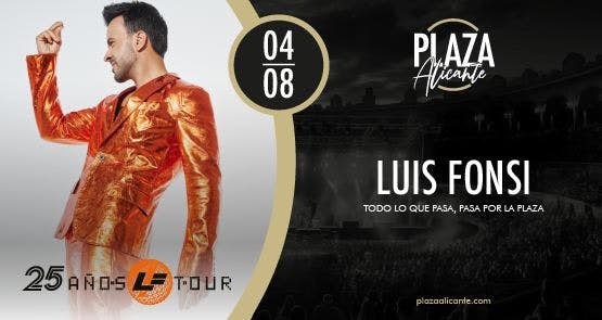 La Plaza de Alicante se prepara para una Noche Inolvidable con Luis&nbsp;Fonsi
