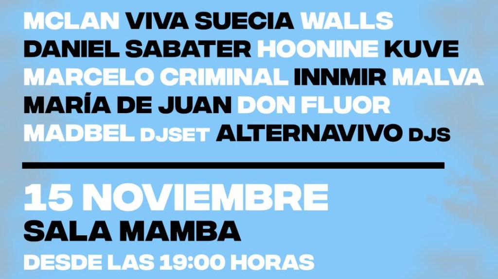 Sala Mamba celebrará un concierto benéfico por los afectados por la&nbsp;Dana