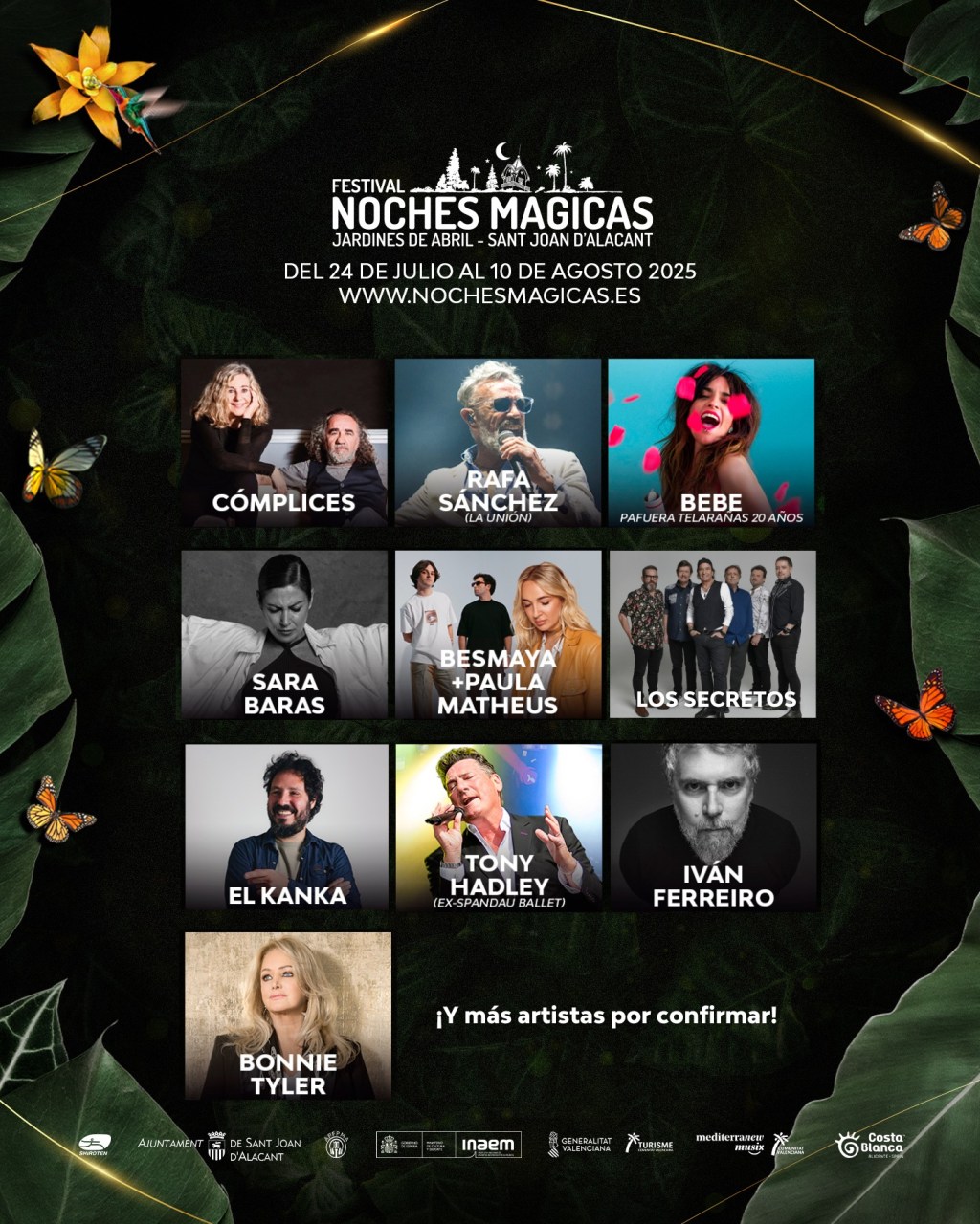 Los Secretos, Paula Mattheus y Besmaya se suman al cartel del Festival Noches Mágicas&nbsp;2025