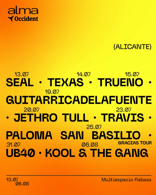 El escenario Village de alma Occident dará voz a la escena musical alicantina&nbsp;