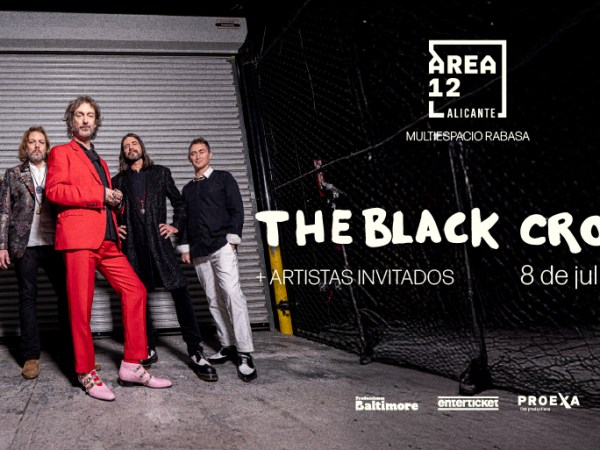 Área 12 Alicante confirma dos nuevas fechas: los legendarios The Black Crowes y los imprescindibles Viva&nbsp;Suecia